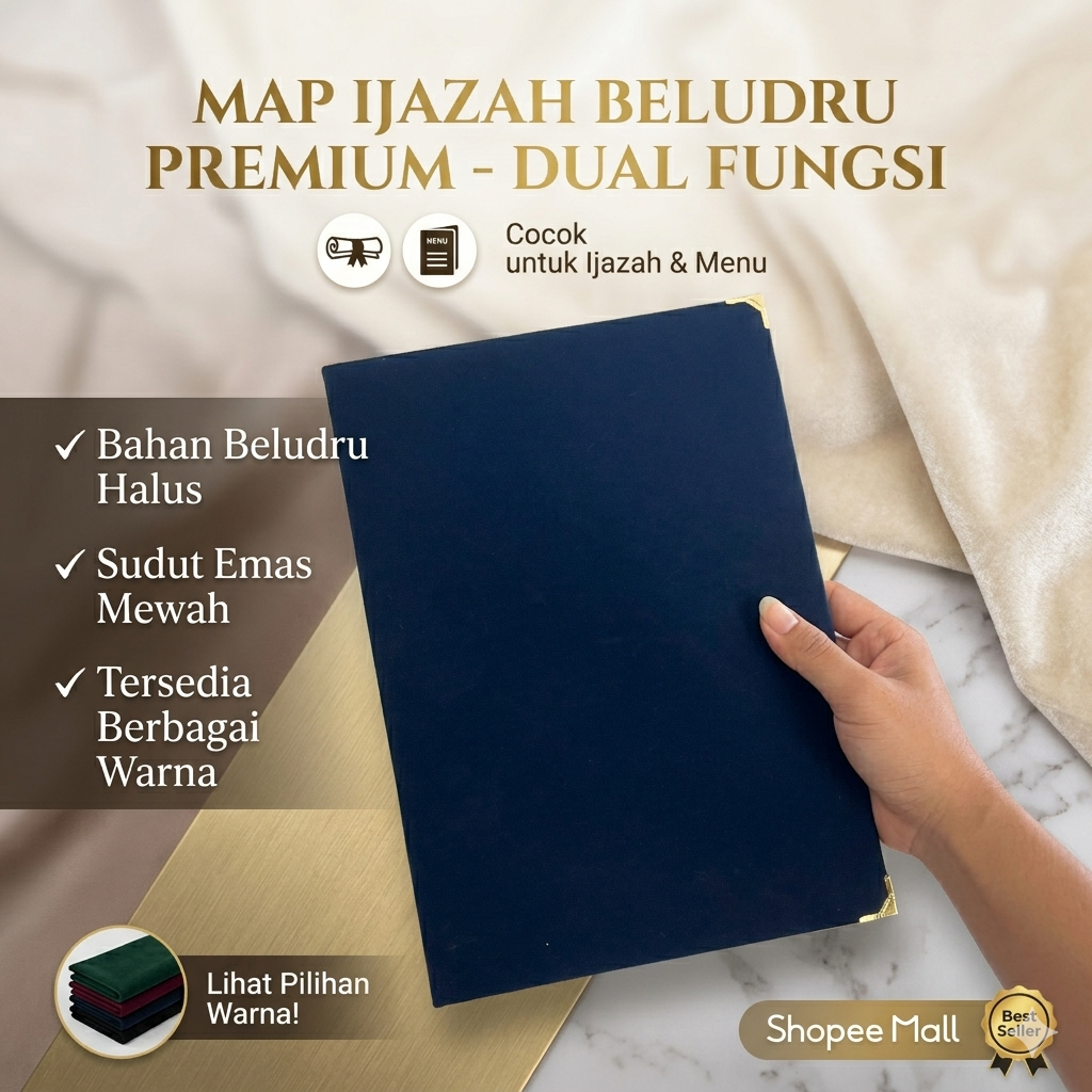 Map Bludru Premium Ukuran A4 dan F4