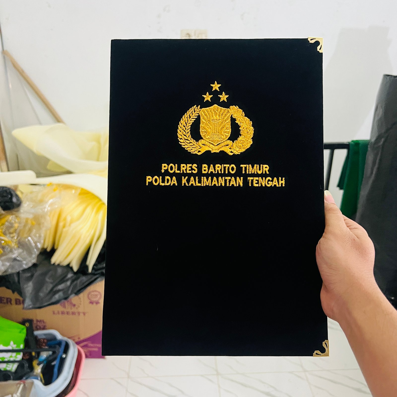 Map Costum Bordir Ukuran A4 dan F4